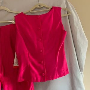 Hot Pink Two Piece outfit